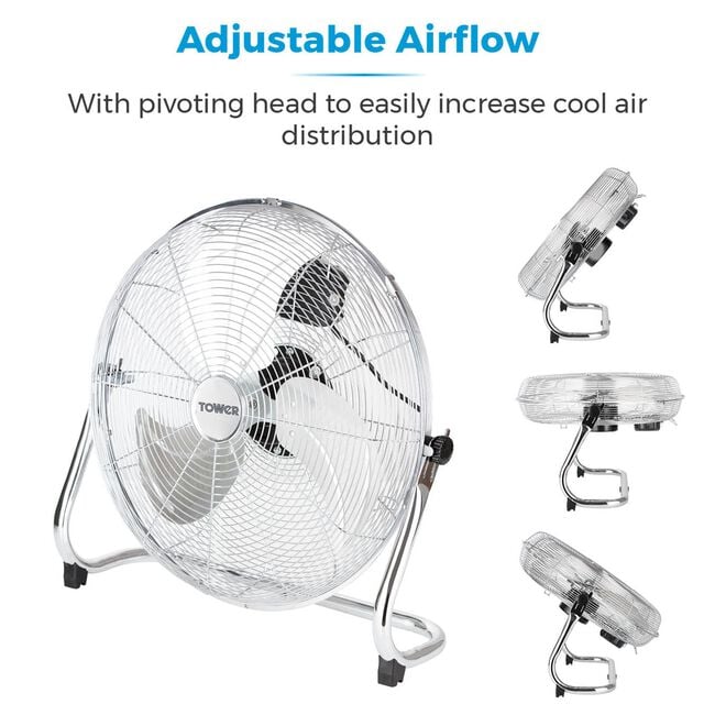 Tower 18" High-Speed Velocity Floor Fan